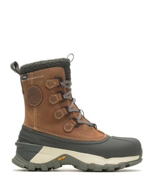 Wolverine Brown Glacier Arctic Snow Boot for men