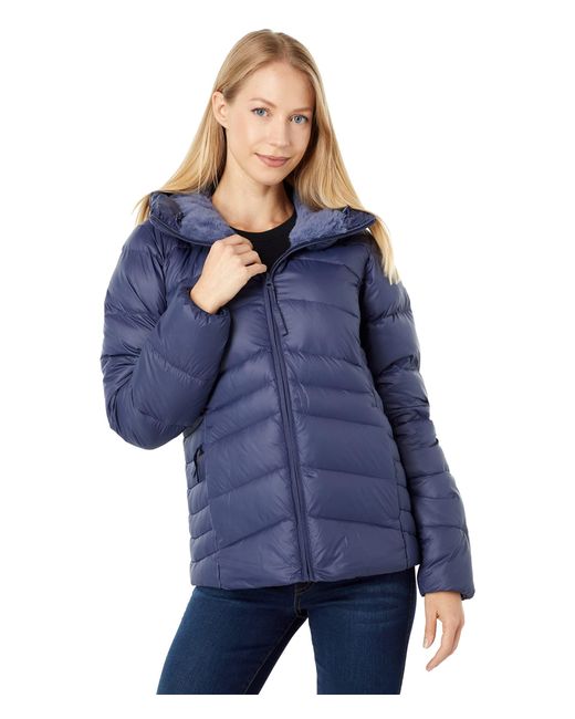 Columbia Blue Autumn Park Down Hooded Jacket