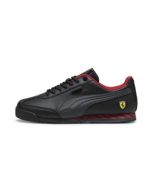PUMA Ferrari Roma Via Sneaker in Black for Men | Lyst