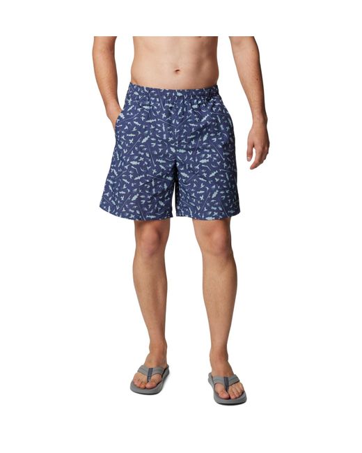 Columbia Blue Super Backcast Ii Water Short Hiking for men