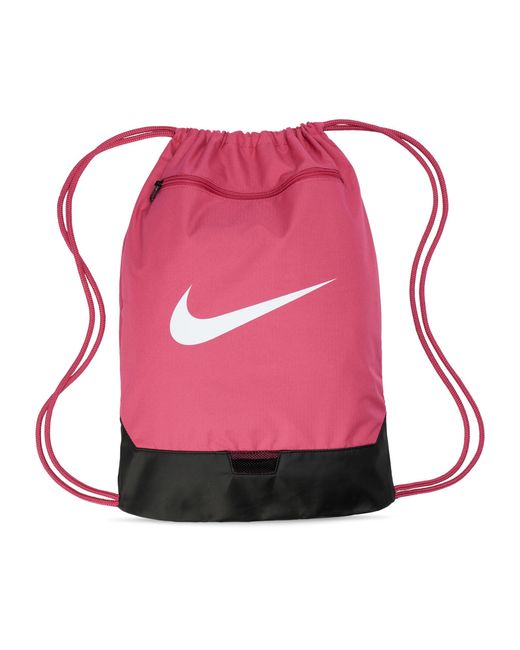 Nike Red Brasilia 9.5 Training Gym Sack