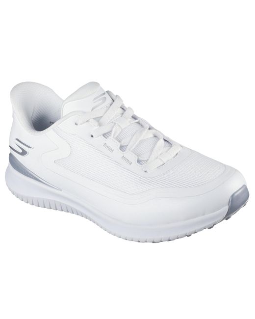 Skechers White Golf Flight Slip-in Spikeless Golf Shoe Sneaker