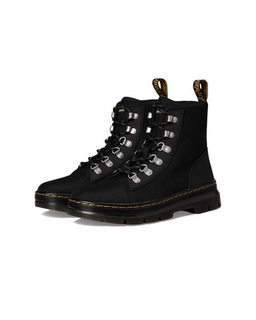 Dr. Martens Black Combs Poly Casual Boots Boots, Leather/Textile