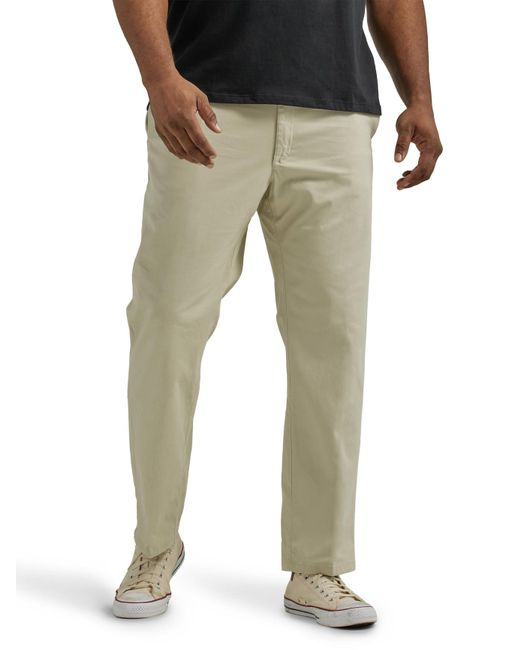 Lee Jeans Gray Performance Series Extreme Comfort Straight Fit Pant for men