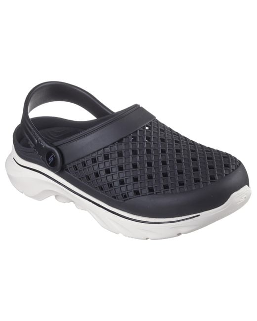 Skechers Men's Foamies Go Walk Ambition, Black/white, in