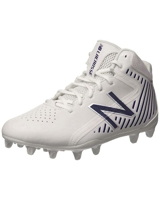 New Balance Rushlx V1 Lacrosse Shoe in White/Blue (Metallic) for Men Lyst