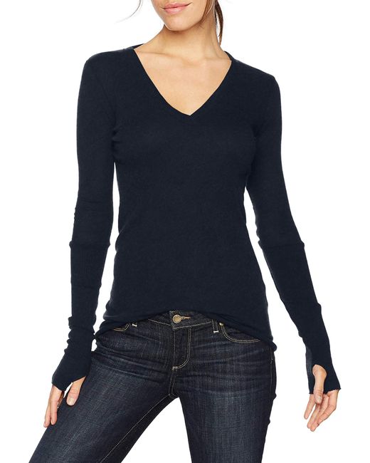 Enza Costa Womens Cashmere Long Sleeve 