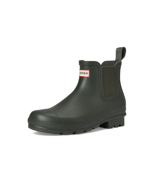 Hunter Black Original Chelsea Boot for men