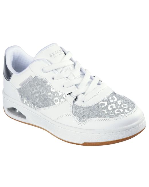 Skechers White Uno Ctl-shiny Safari Sneaker