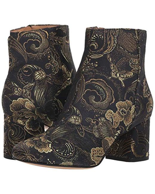 franco sarto black ankle boots