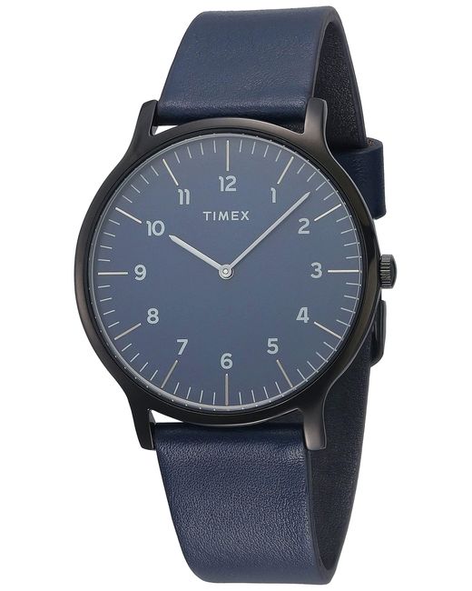 Timex Dress Watch in Blue/Black (Blue) for Men Save 31 Lyst