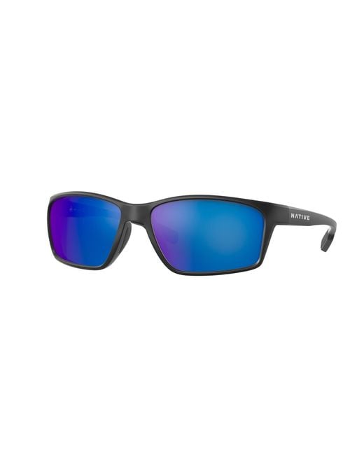 Native Eyewear Kodiak Xp Rectangular Sunglasses in Blue for Men Lyst