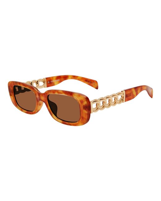 Steve Madden Black Female Sunglasses Style Felicia Rectangular