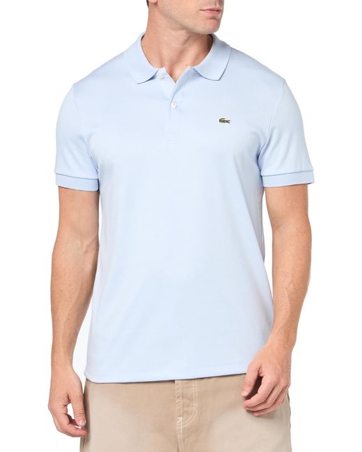 Lacoste Blue Short Sleeve Regular Fit Polo Shirt for men