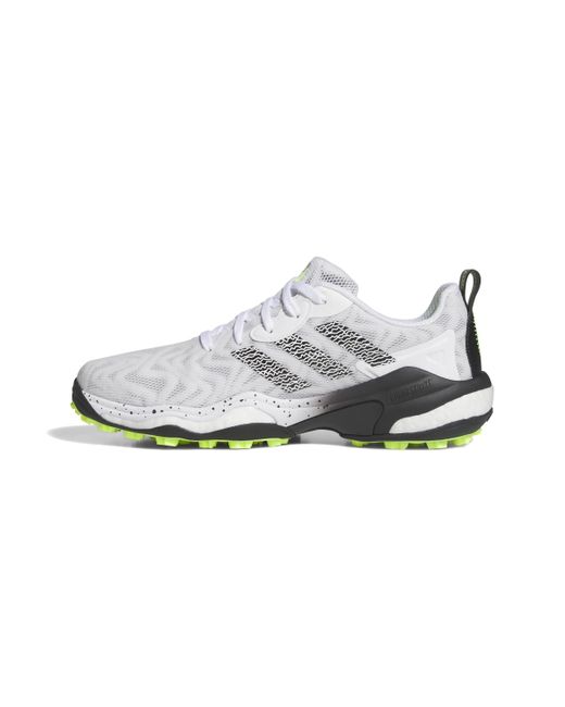Adidas White Golf Codechaos 25 Spikeless Shoes for men