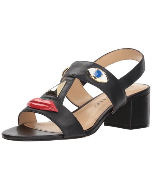 ora face block heel sandal