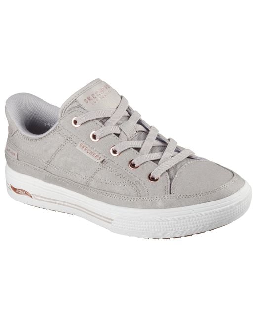 Skechers Women's Gray Street S,arch Fit Arcade-see Ya There,tpe,6 M Us