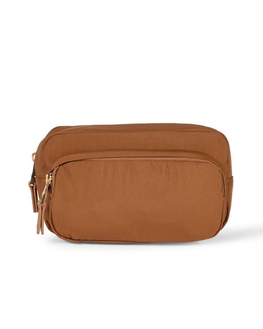 Amazon Essentials Brown Nylon Bum Bag