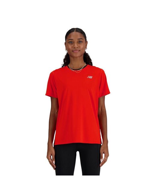New Balance Red Sport Essentials T-shirt