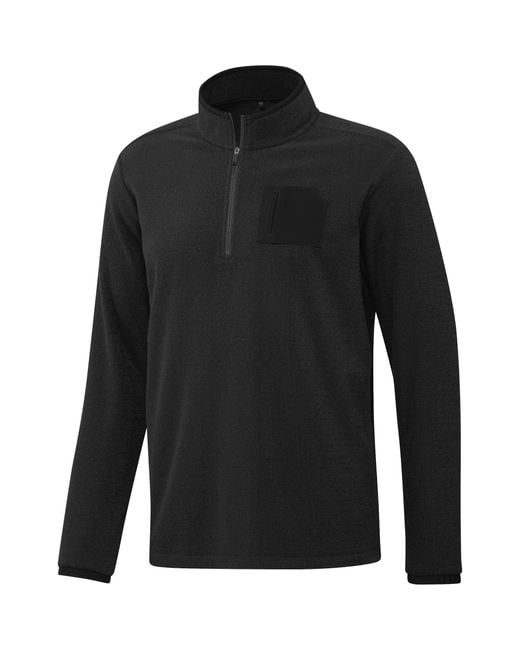 Adidas Primegreen Quarter Zip Pullover Black for men