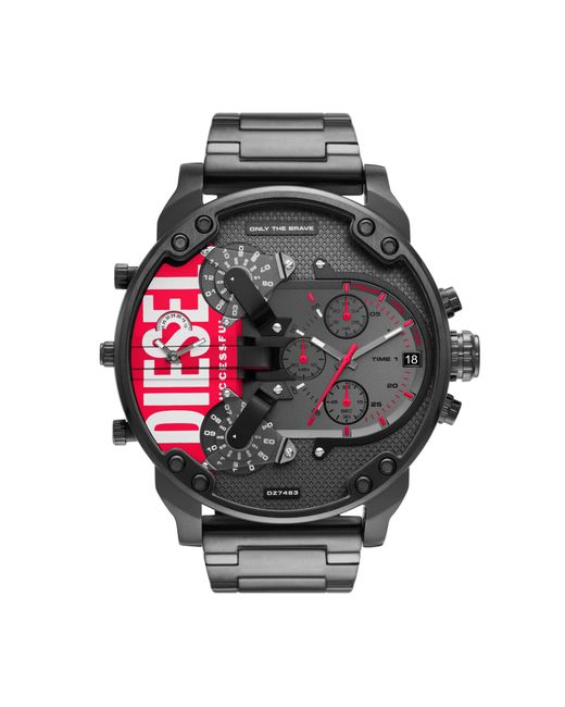 DIESEL Multicolor 57mm Mr. Daddy 2.0 Quartz Stainless Steel Chronograph Watch for men