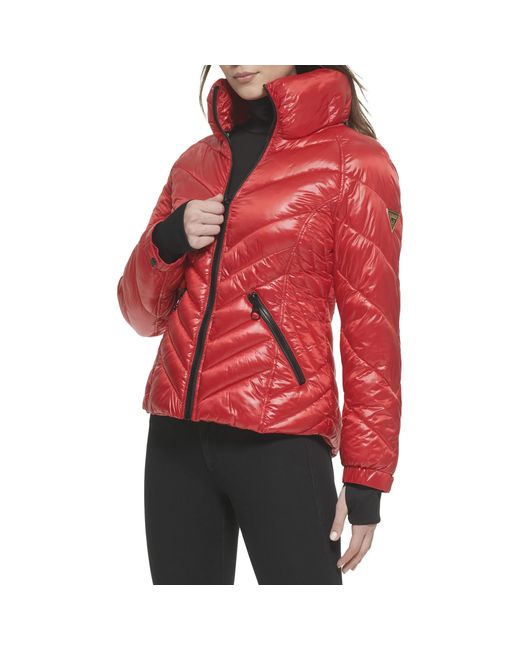 Guess Red Steppjacke