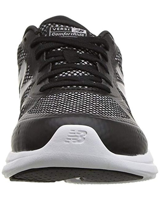 9 D US Black/Silver New Balance Womens Versi v1 Cushioning Running Shoe