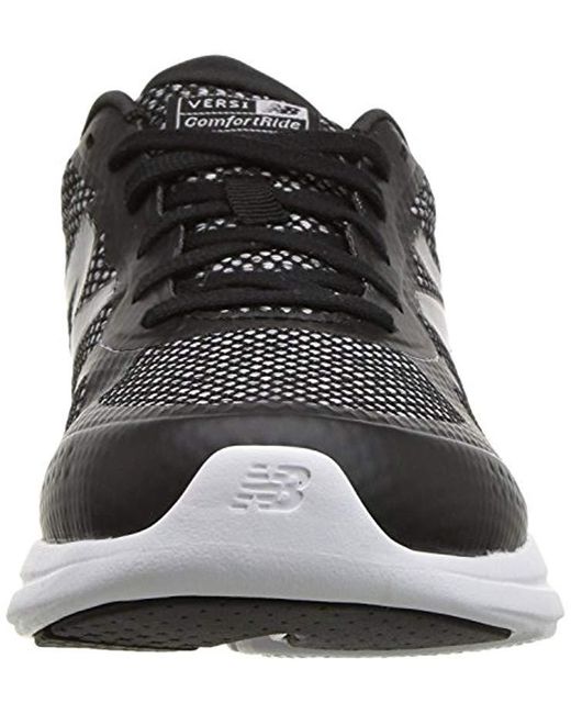 9 D US Black/Silver New Balance Womens Versi v1 Cushioning Running Shoe ...