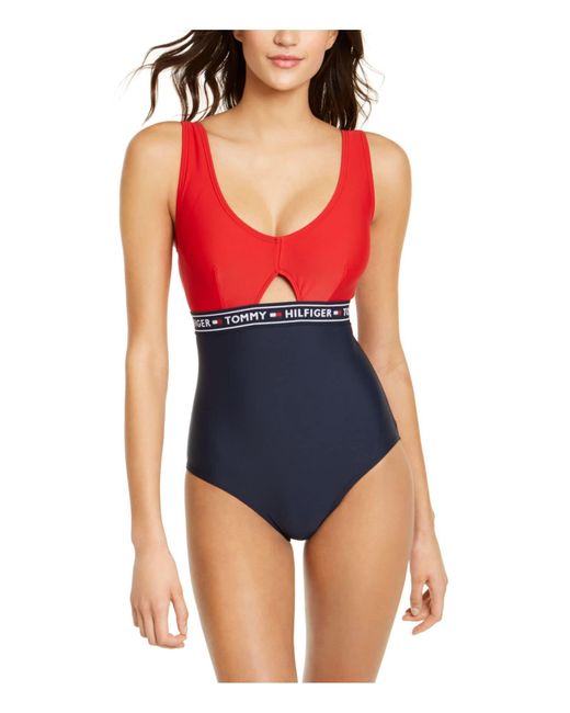 tommy hilfiger swimsuit one piece