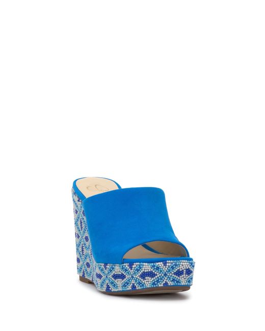 Jessica Simpson Blue Shantell4 Wedge Sandal