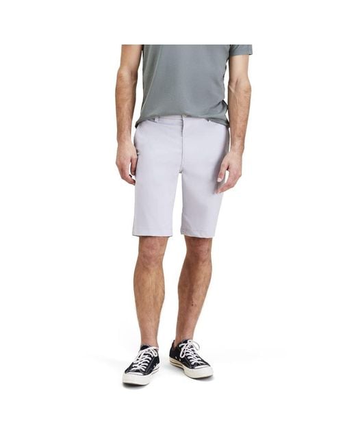 Dockers Blue Ultimate Go Straight Fit Smart 360 Tech Shorts for men