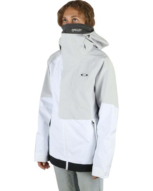 Oakley Camellia Shell Jacket in White | Lyst