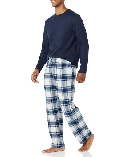 Aem20056f21 Ensembles de Pyjama Amazon Essentials pour homme en coloris Blue
