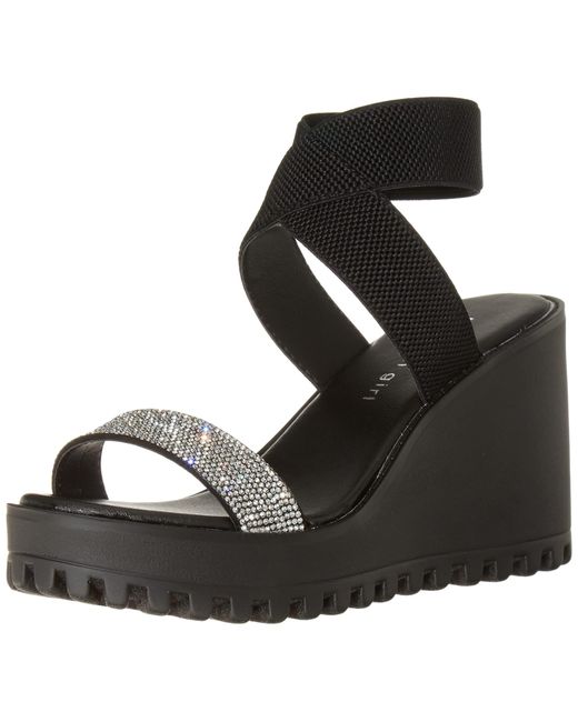 Madden Girl Carlot-r Wedge Sandal in Black - Save 17% | Lyst