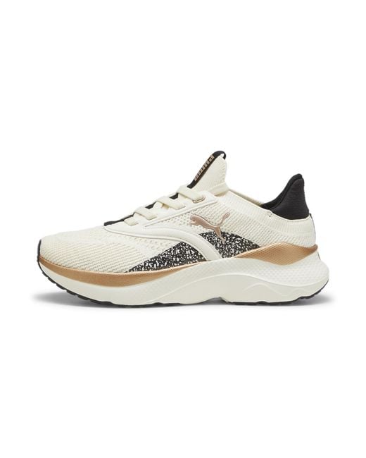 PUMA White Softride Mayve Sneaker
