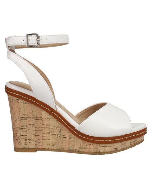 CL By Chinese Laundry Beaming Smooth Wedge Sandal in White | Lyst
