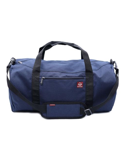 Wolverine Blue 30" Duffel With Boot Made From High-density Canvas