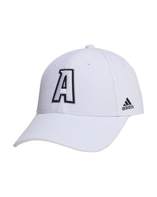 adidas Structured Adjustable Fit Hat in Blue | Lyst
