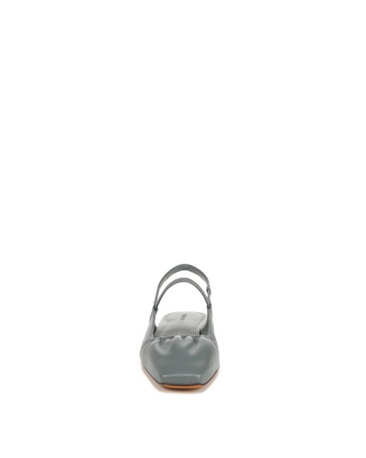vince cadya square toe slingback flat
