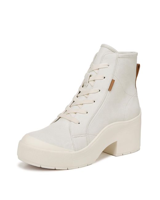 Dr. Scholls Dr. Scholl's S Time Off Up Lace Up Boot White Denim Vibes 8.5 M
