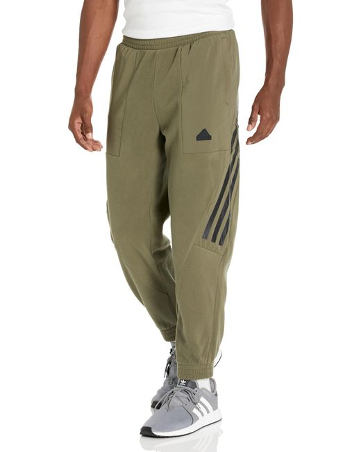 Adidas Green Future Icon 3-stripes Pants for men