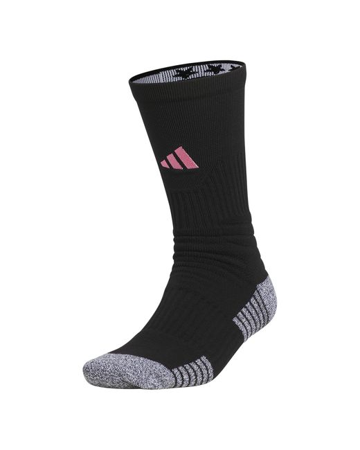 Adidas Black 5-star Team Cushioned Crew Socks 2.0