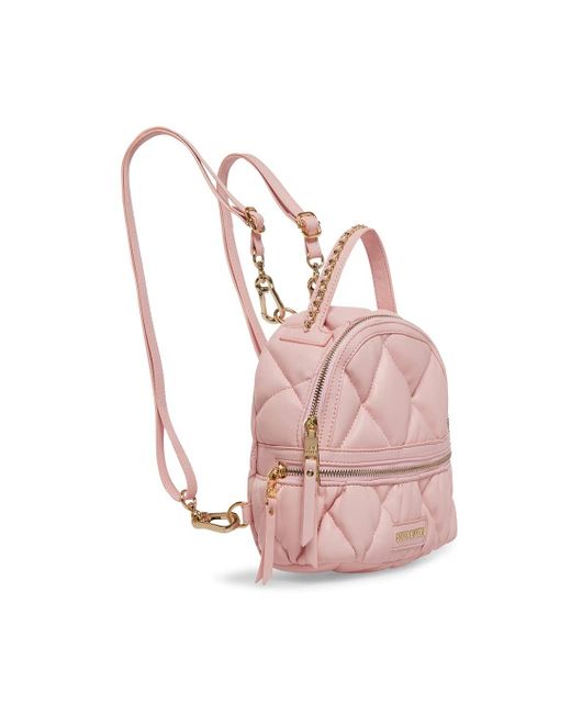 Steve Madden Quelle Quilted Mini Backpack in Pink Save 22 Lyst