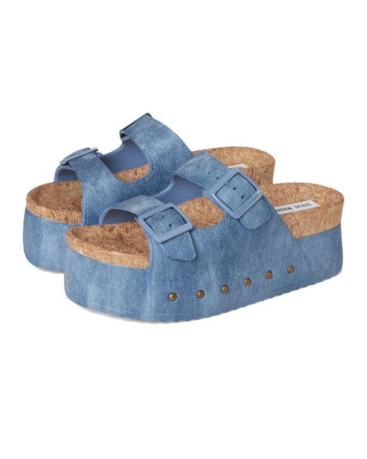 Kali, Sandali con Zeppa Donna, Blu Multi Jelly, 36 EU di Steve Madden in Blue