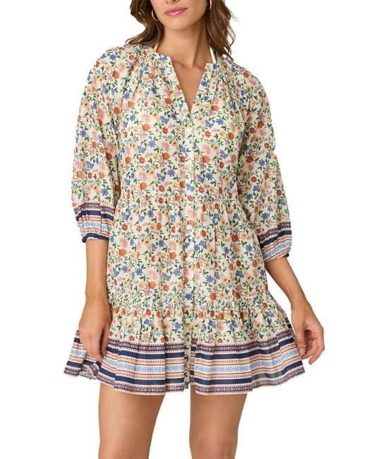 Shoshanna Multicolor Standard Santana Floral Buttondown Mini