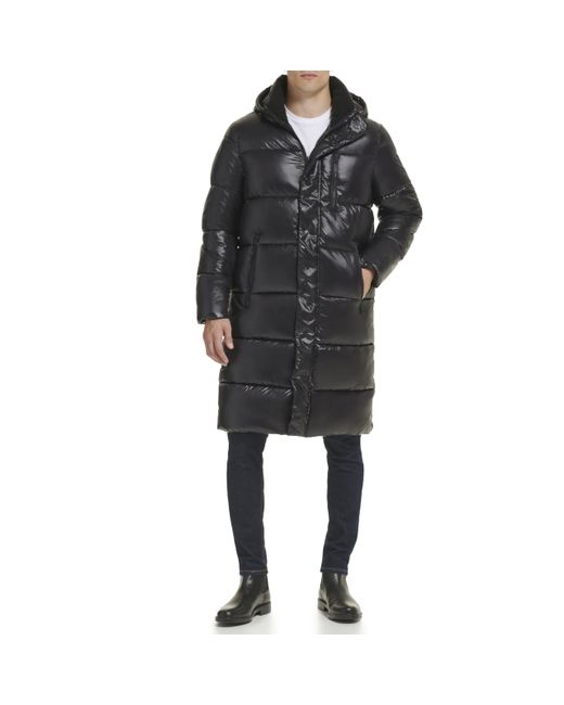 GUESS Giacca Piumino Mid-Weight Donna Con Manica Logo - Resistente Freddo E Pioggia