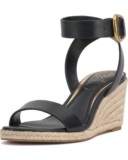 Vince Camuto Black Felia Wedge Sandal