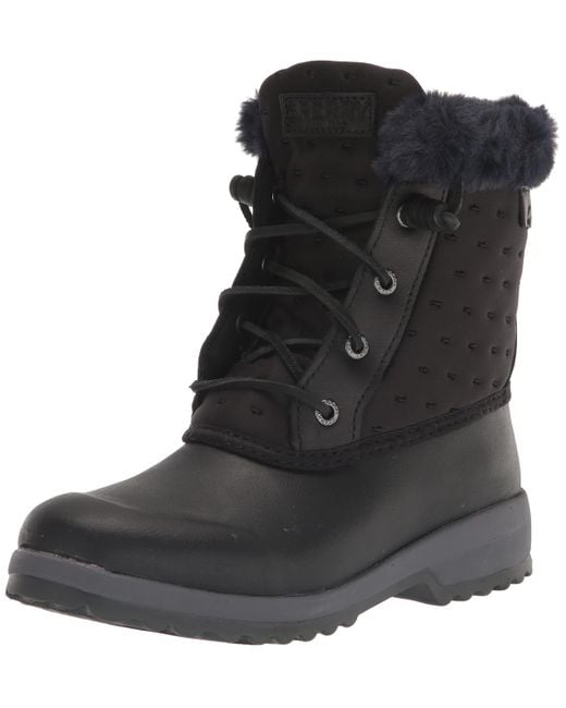 Sperry Top-Sider Women's Black Winter Boot
