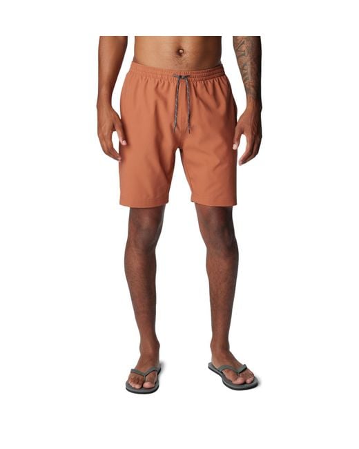 Columbia Orange Summertide Stretch Short for men