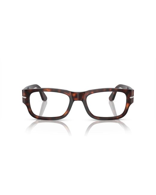 Persol Black Po3324v Square Prescription Eyewear Frames for men